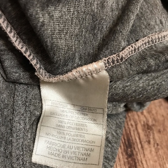 Nike Fit Dry Heather Grey T-Shirt Orange Logo - Picture 5 of 5